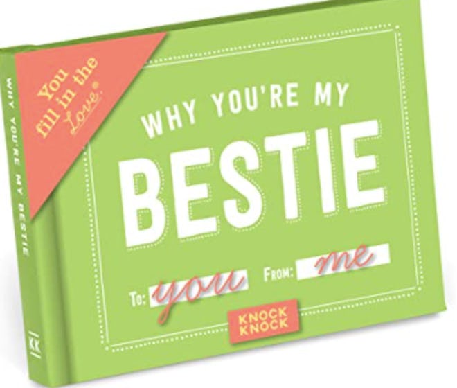 "Why You're My Bestie" book makes a great last minute Valentine's Day gift idea