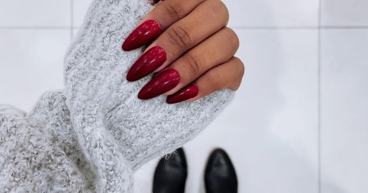 Red Ombre Nails Are Trending For Winter — These 6 Styles Are Our Favorite