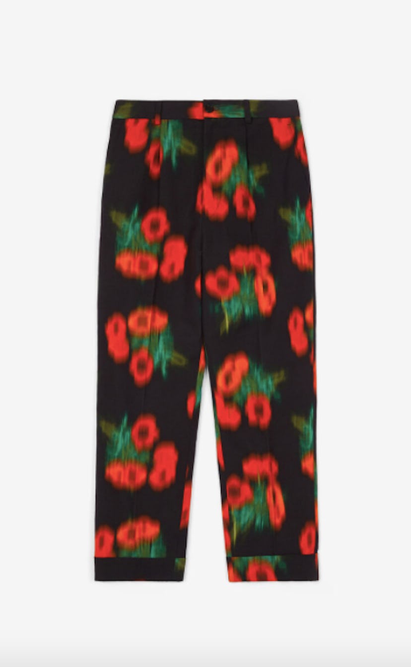 ‘Coquelicot' trousers