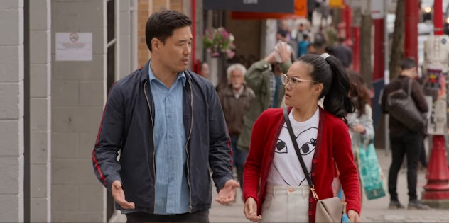 Randall Park and Ali Wong's characters walk down the street in Always Be My Maybe