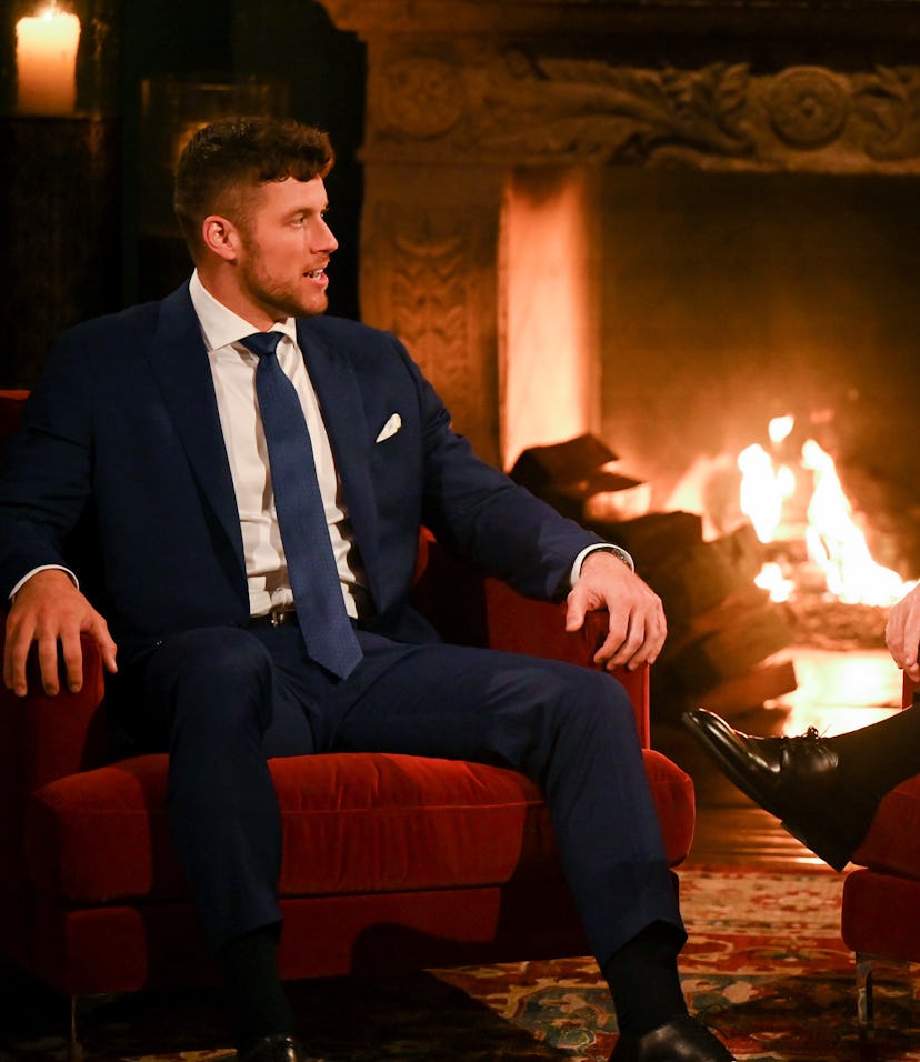 Clayton Echard and Jesse Palmer on 'The Bachelor'