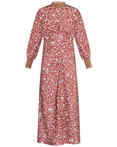 Veronica Beard's Reema Vine Floral Midi Dress. 