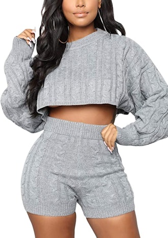 Cosygal Casual Knit Outfit (2-Piece Set)