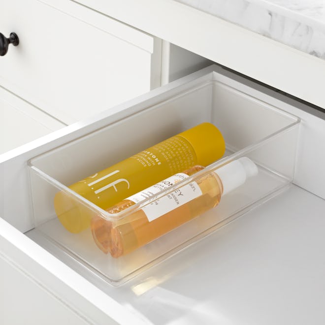 The Home Edit Large Insert Bins, Pack of 4, 9.37” x 4.68” x 2.95” Plastic Modular Storage System