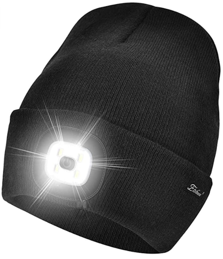 Etsfmoa Beanie Hat with The Light