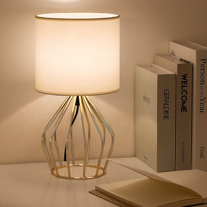 HAITRAL Gold Table Lamp