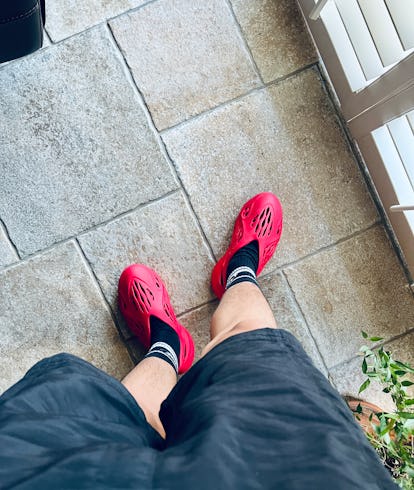 Yeezy huarache on feet Clearance