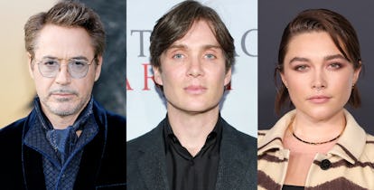 Robert Downey Jr., Cillian Murphy, and Florence Pugh