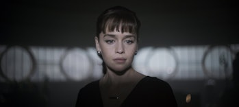 Emilia Clarke as Qi'ra in Solo: A Star Wars Story