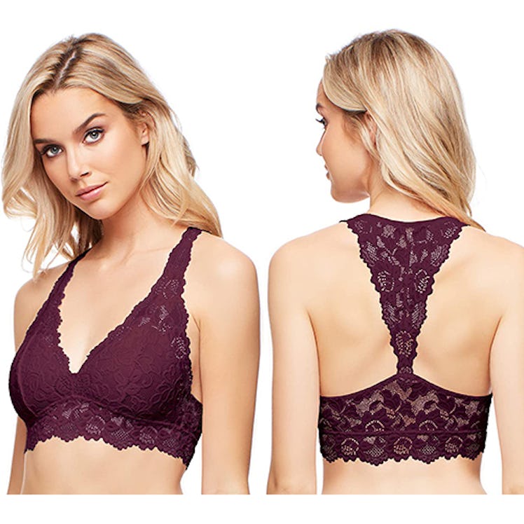 JENNY JEN Racerback Lace Bralette