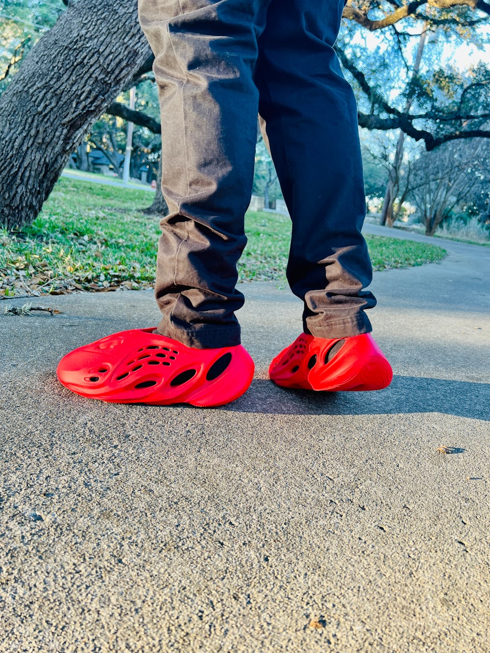 Wearing Kanye's Adidas Yeezy Foam Best slippers ever?
