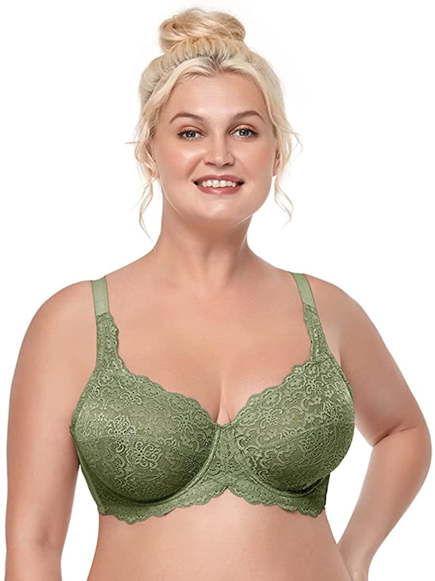 HSIA Underwire Lace Minimizer Bra