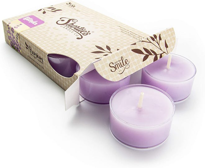 Shortie’s Candle Company Pure English Lavender Tealight Candles, 0.5 oz. (6-Pack)