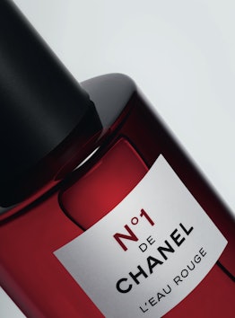Chanel new red camellia perfume bottle