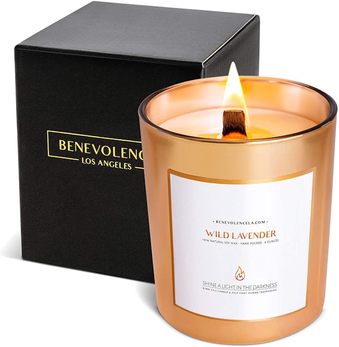 Benevolence Los Angeles Wild Lavender Candle, 8 oz.