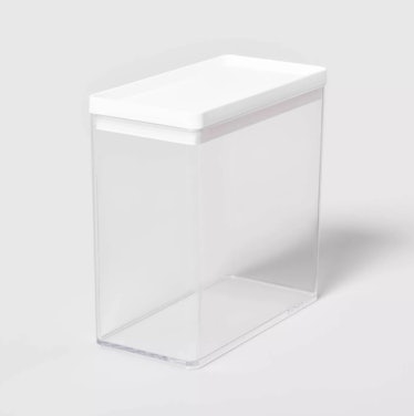 8"W X 4"D X 8"H Plastic Food Storage Container Clear