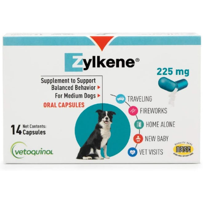 Vetoquinol Zylkene Calming Supplements (14 Capsules)