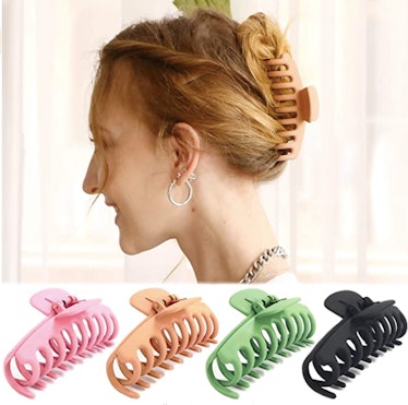 TOCESS Big Hair Claw Clips 4 Inch