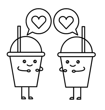 Slushie page makes a great Valentine's Day coloring page