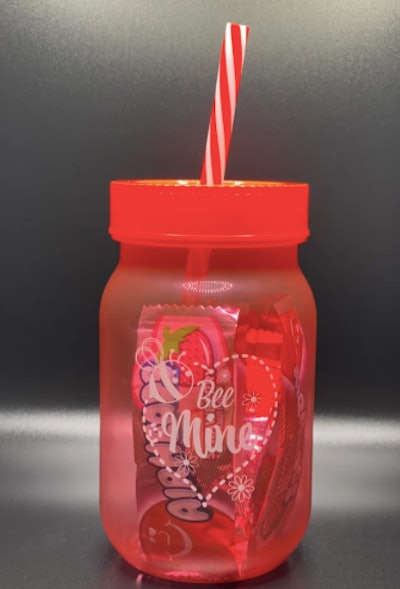 Valentine's Day Water Bottle is a great Valentine's Day scavenger hunt prize