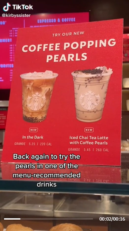 Here's what to know about if Starbucks' Coffee Popping Pearls boba test is nationwide.