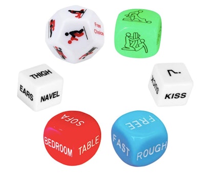 Role Play dice make a great Valentine's Day couples game