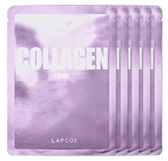 LAPCOS Collagen Sheet Mask, 5-Pack