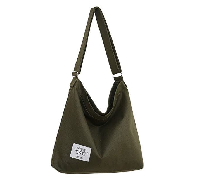 Covelin Large Canvas Shoulder Bag