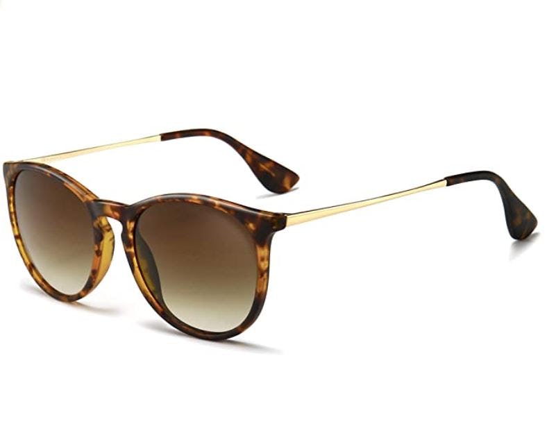 SUNGAIT Vintage Round Sunglasses