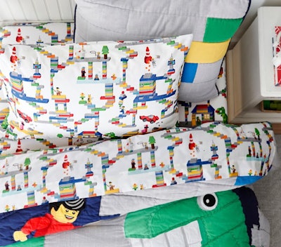 Twin LEGO Maze Organic Sheet Set & Pillowcases