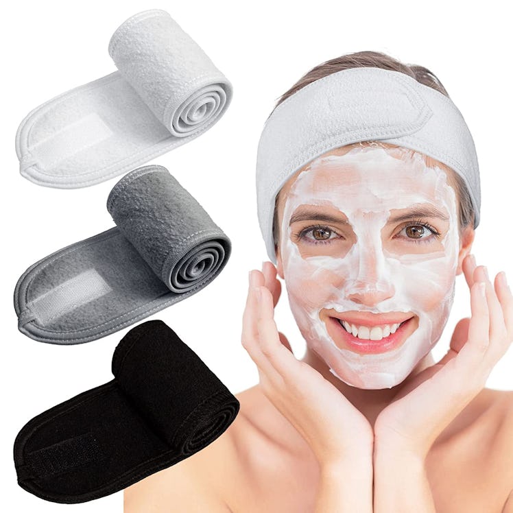 Whaline Spa Facial Headband (3 Pack)