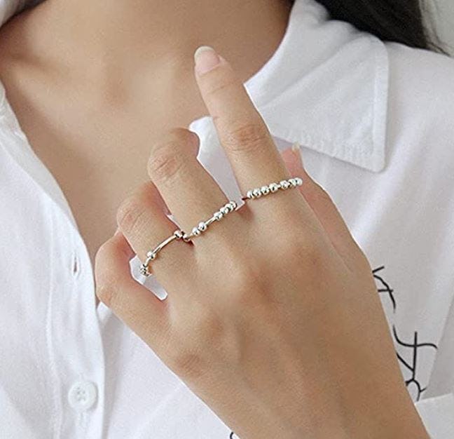 Jacruces Sterling Silver Fidget Ring