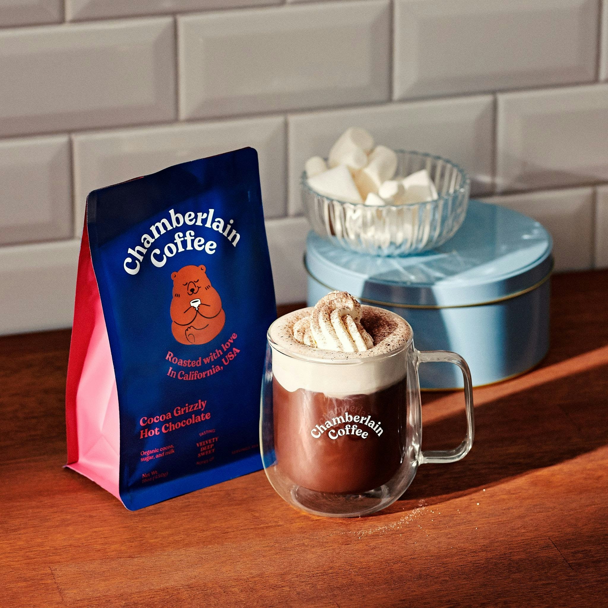 Chamberlain Coffee's Cocoa Grizzly Hot Chocolate Comes With Tasty Recipes