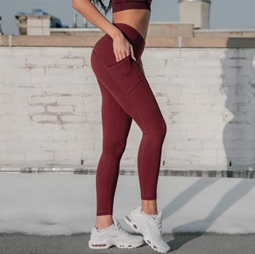 90 Degree By Reflex Fleece-Lined High-Waisted Leggings