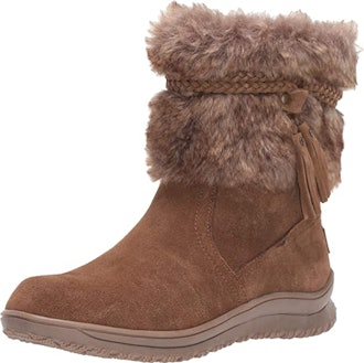 Minnetonka Everett Faux Fur Slip-On Boots