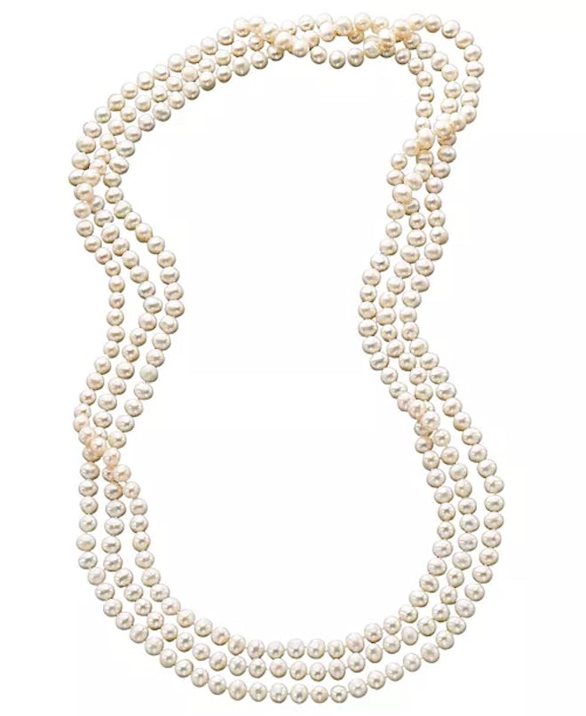 Macy's 100" Cultured Freshwater Pearl Endless Strand Necklace. 