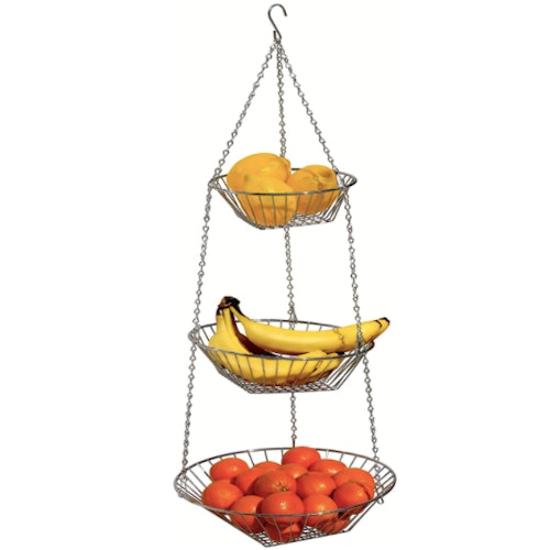 DecoBros Hanging Fruit Basket 3-Tier