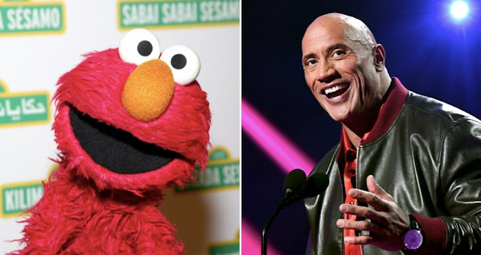 'Sesame Street's Elmo got the attention of Dwayne "The Rock" Johnson after his feud with a pet rock ...