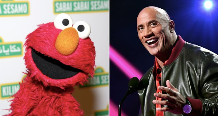 'Sesame Street's Elmo got the attention of Dwayne "The Rock" Johnson after his feud with a pet rock ...