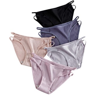 Seasment Cotton Bikini Underwear (5-Pack)