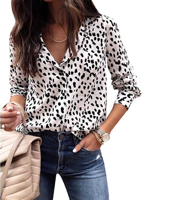 ECOWISH Button Down Tunic