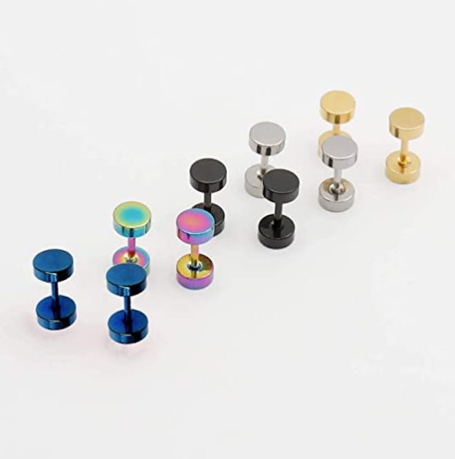 EACHLP Dot Earrings (5 Pairs)