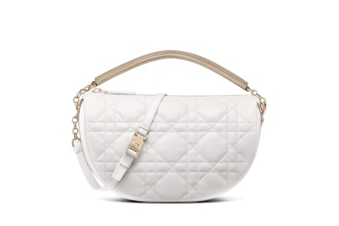 Dior Vibe small white hobo bag.