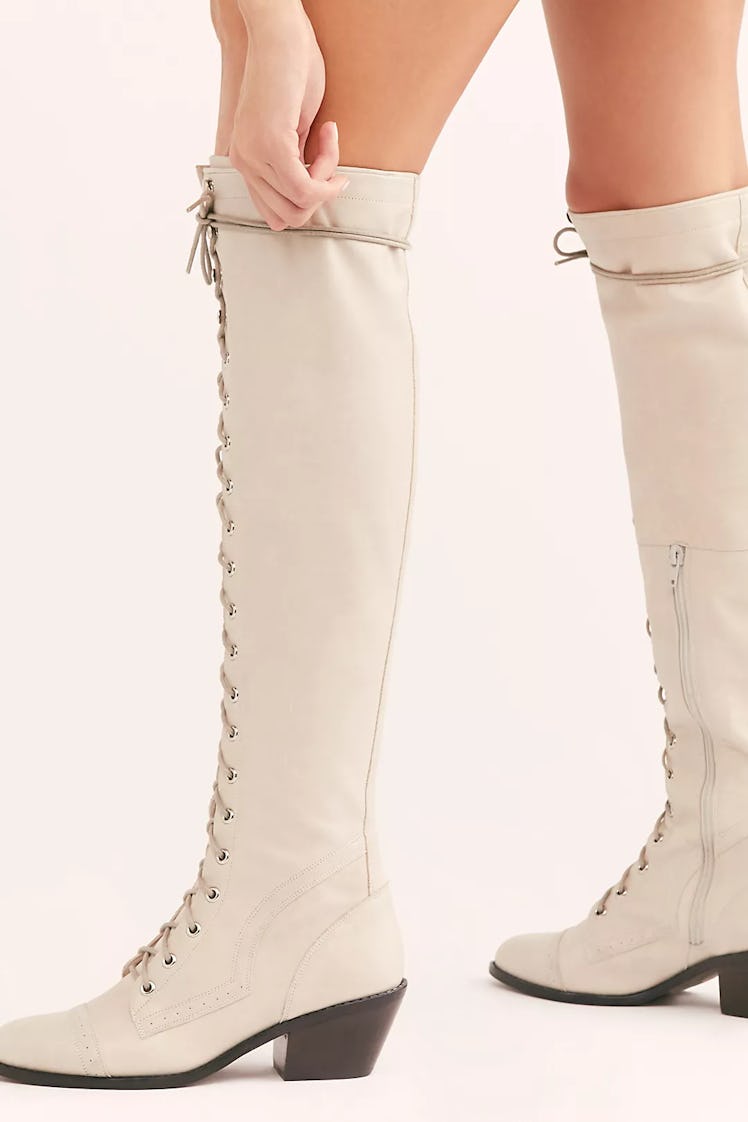 Joe Lace-Up Over-the-Knee Boots