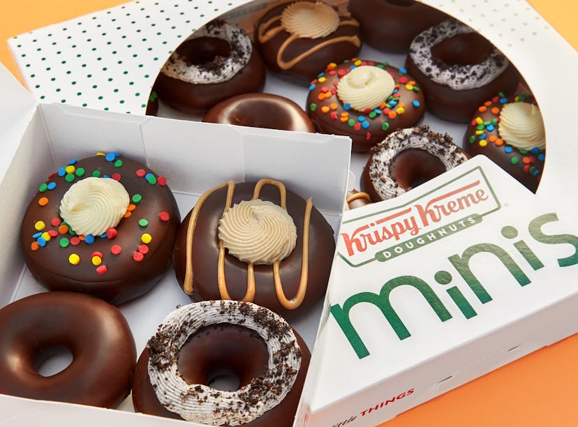 Krispy Kreme launched four Mini Chocolate Doughnut flavors for January, along with a clutch deal.