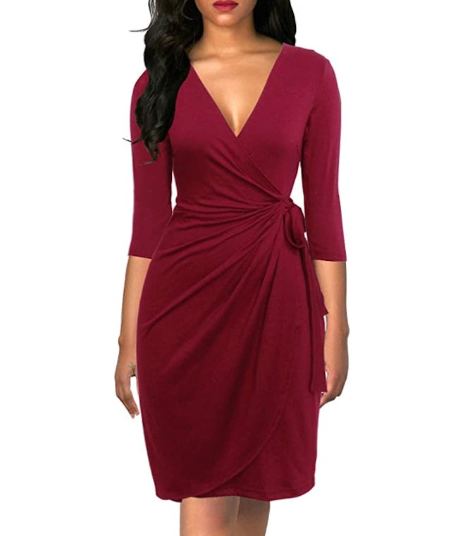 Berydress Sheath Wrap Dress
