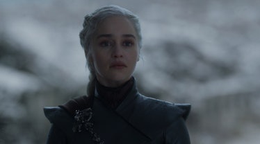 Emilia Clarke as Daenerys Targaryen in the show Game Of Thrones