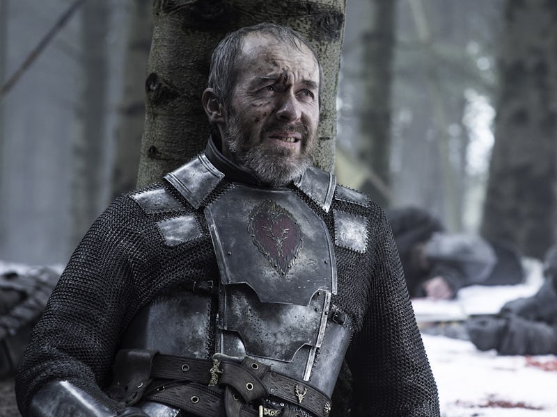 Stephen Dillane as Stannis Baratheon in the show Game Of Thrones