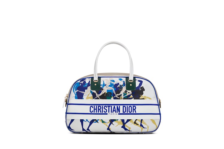 Dior Vibe large printed bowling bag.