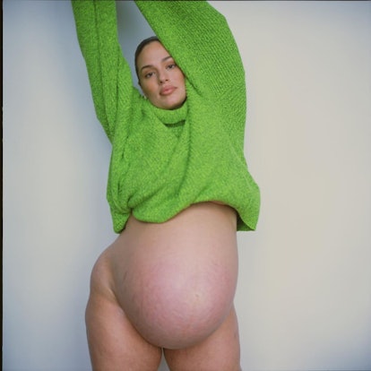 Ashley Graham pregnant belly